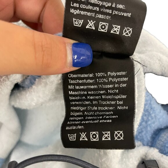 Helly Hansen Young Adult White Blue Full Zip Fleece Jacket With Pockets 16Yrs - Picture 6 of 10